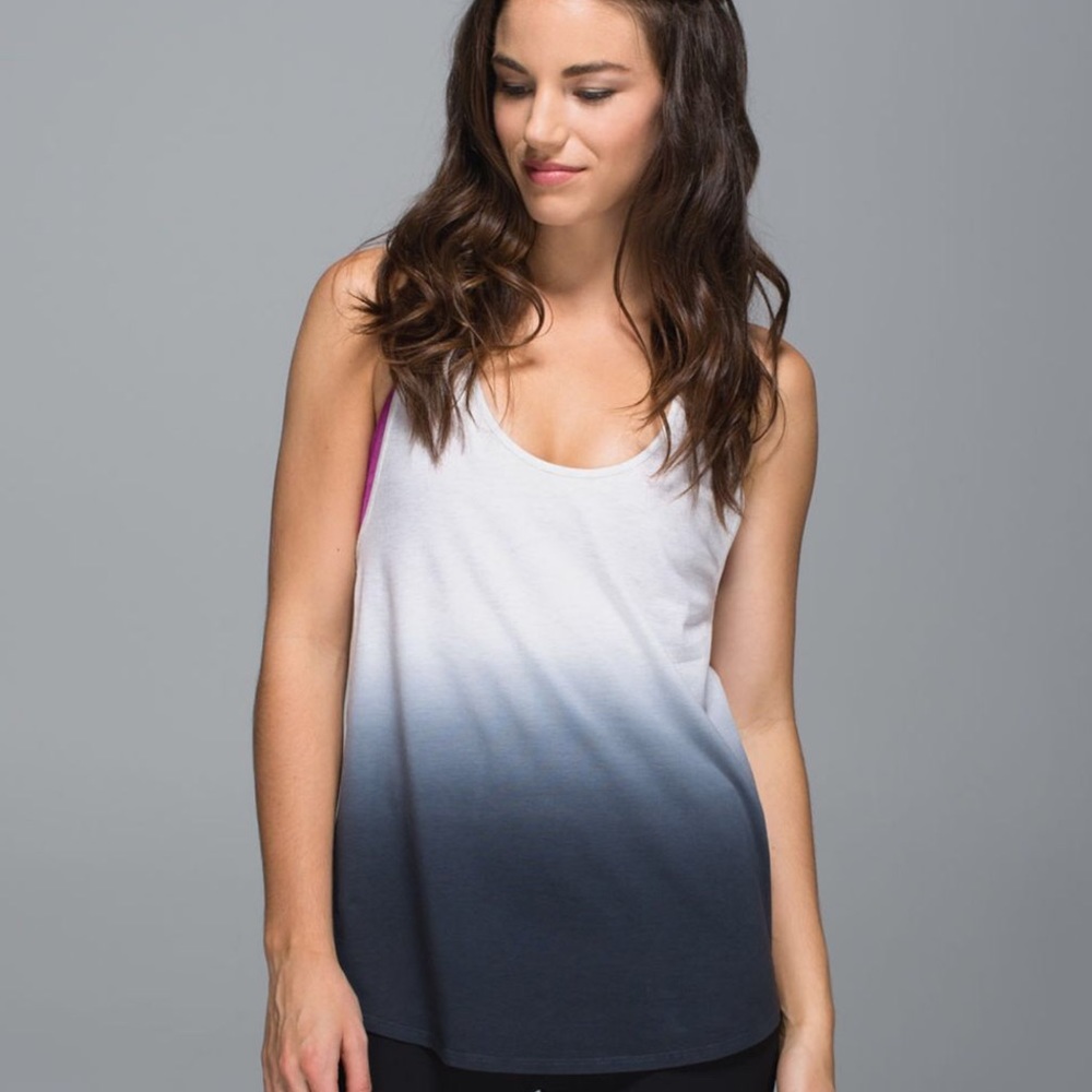 LuluLemon Blue Ombré Racerback Tank